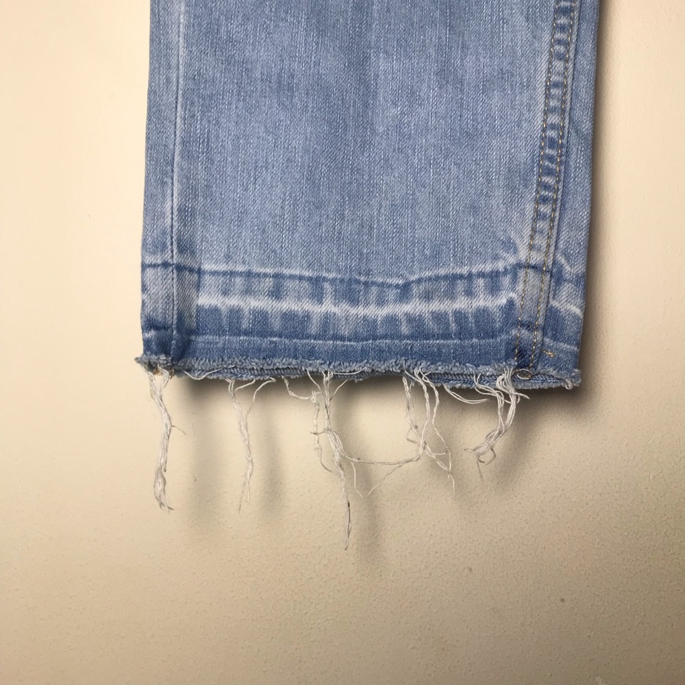 Patch denim straight jeans XL 33 foreve 21 - Picture 6 of 12